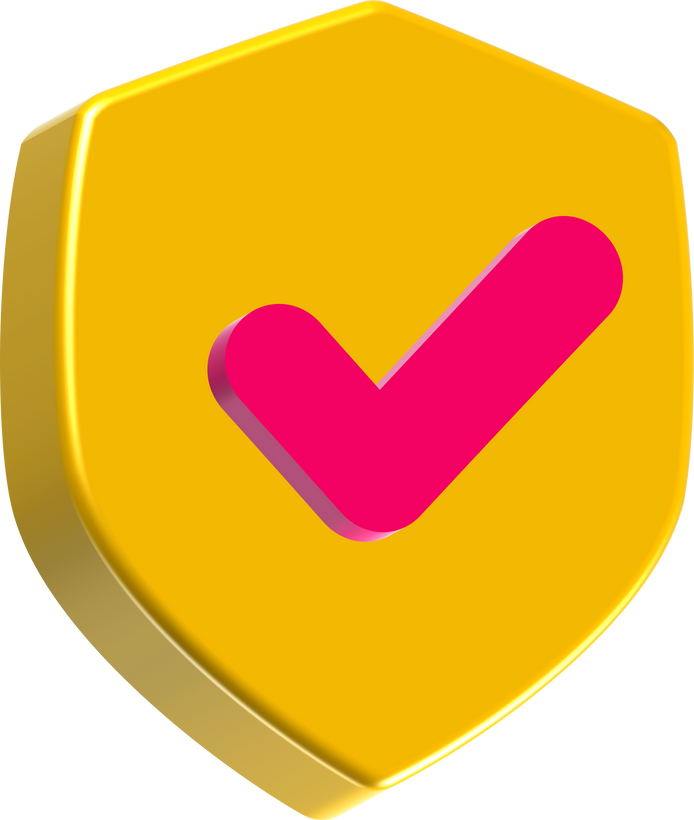 Safe icon 3D rendering